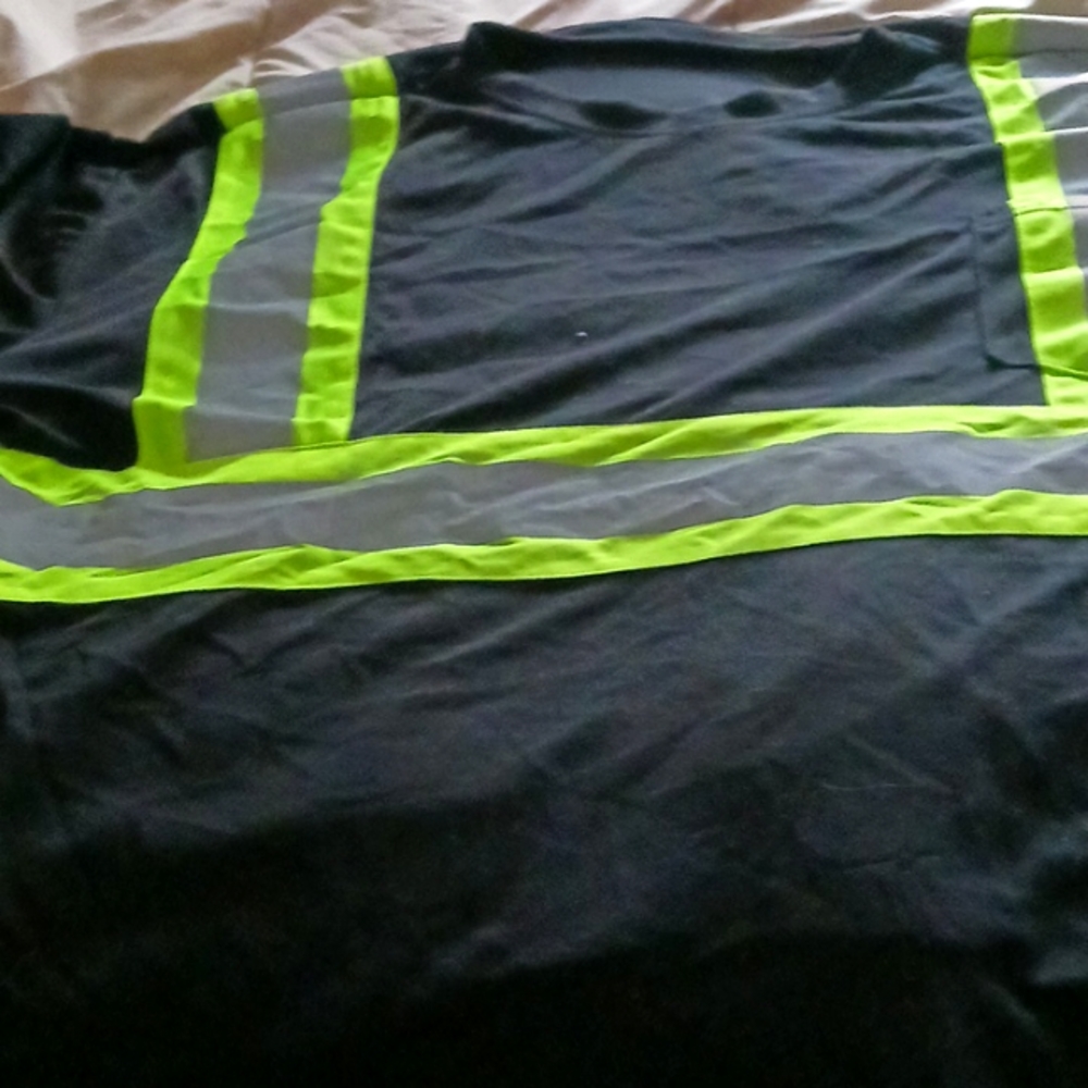 Work shirt for tree trimmer or road worker